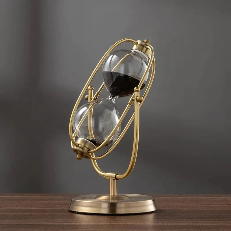 360° Rotating Metal Sand Hourglass - Home Decor GIMazNiche