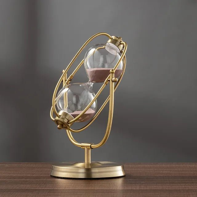 360° Rotating Metal Sand Hourglass - Home Decor GIMazNiche