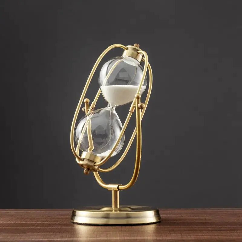 360° Rotating Metal Sand Hourglass - Home Decor GIMazNiche