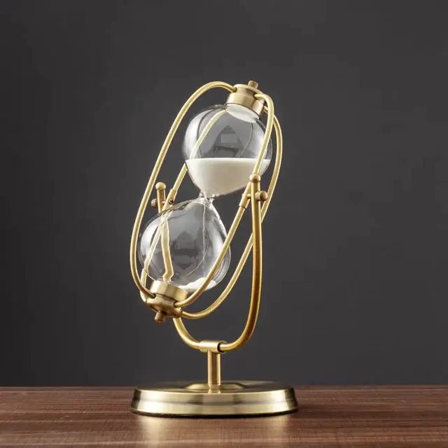 360° Rotating Metal Sand Hourglass - Home Decor GIMazNiche